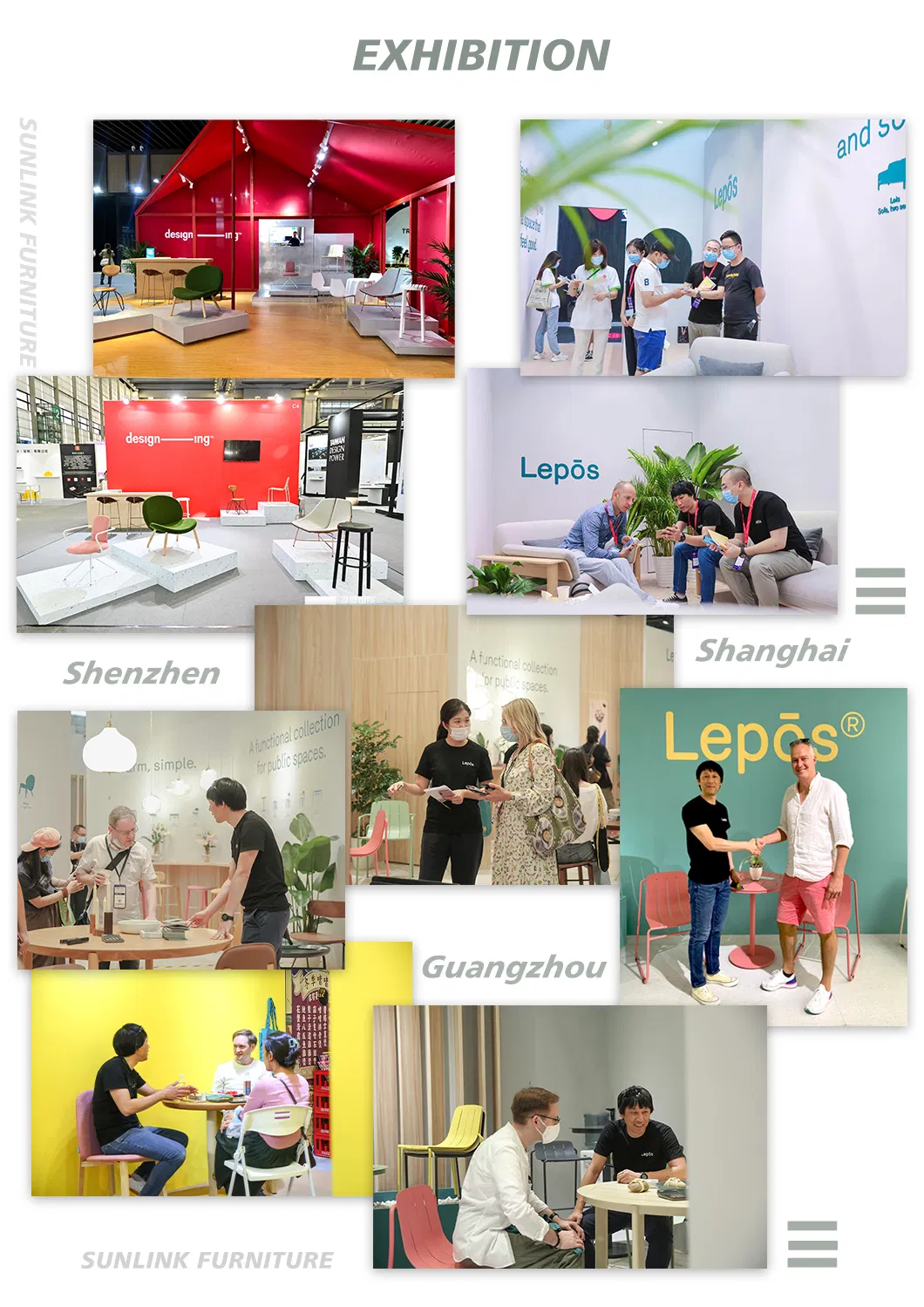 Showroom offline y exhibición de muebles