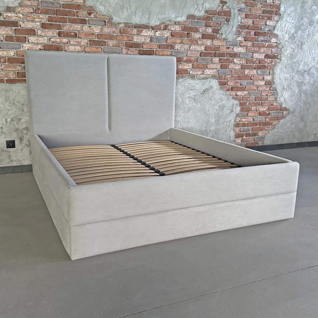 Cama King Size de Cuero para Almacenamiento Moderno en el Reino Unido, Cama Tapizada Multifuncional, Cama Inteligente con Caja de Contenedor Inferior, Estructura de Cama para Hogar y Proyecto Hotelero