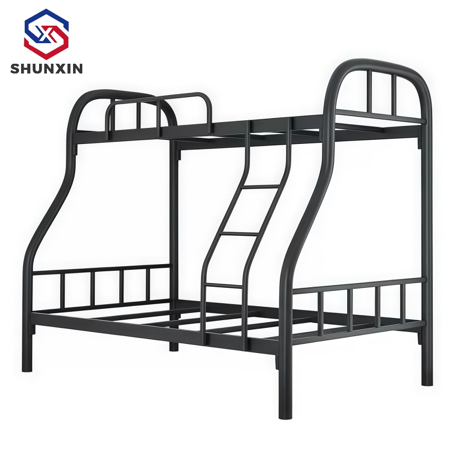 Cama loft de acero de tamaño adulto que satisface todas las necesidades familiares