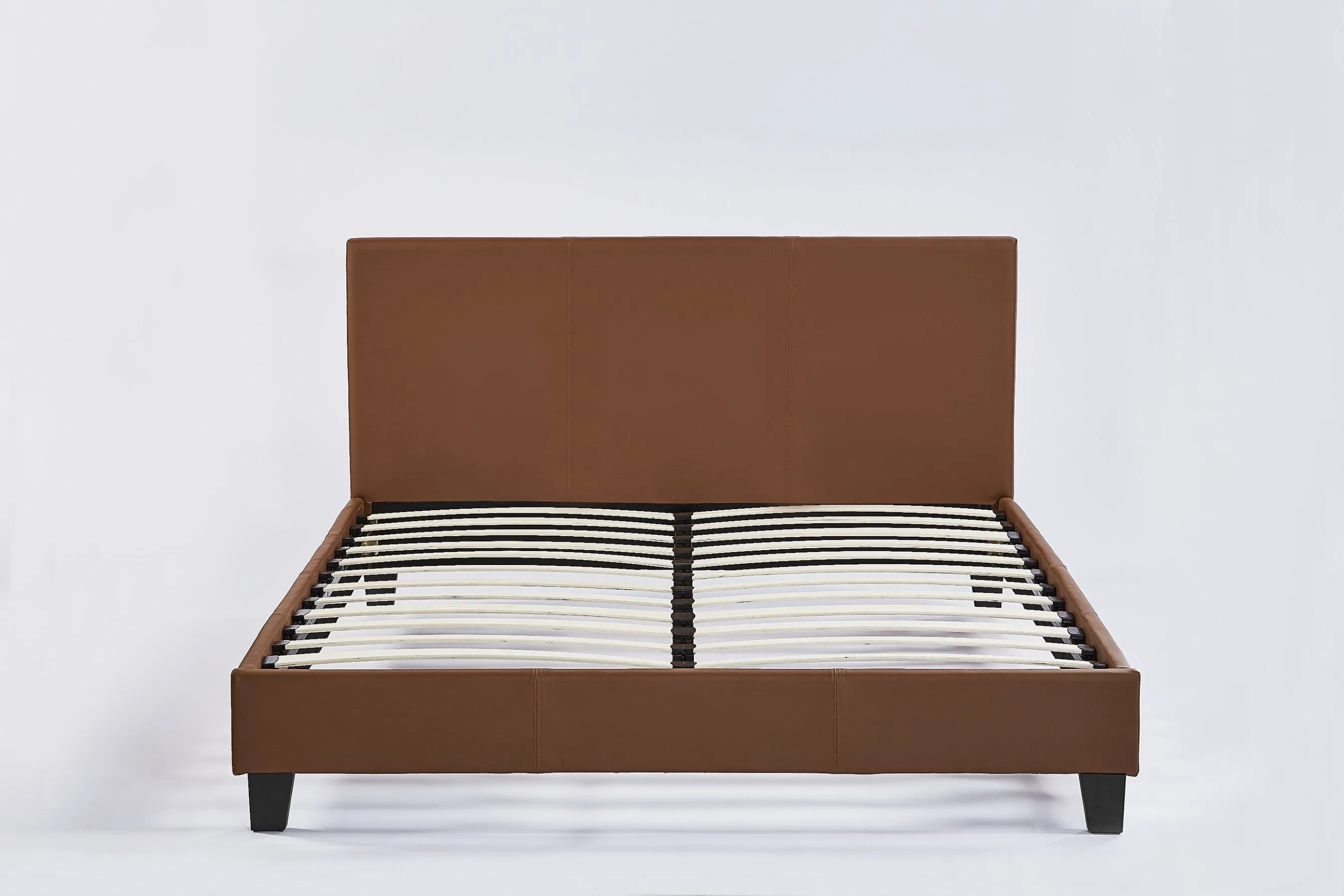 Mueble para el hogar cama plataforma tamaño queen sofá cama de cuero moderno tamaño king hotel