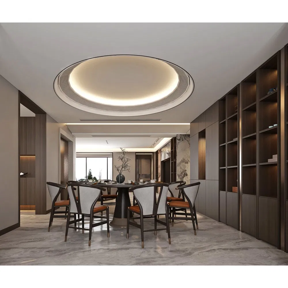 Muebles de dormitorio grandes y de alta gama, suite principal de penthouse de villa para uso comercial en hoteles