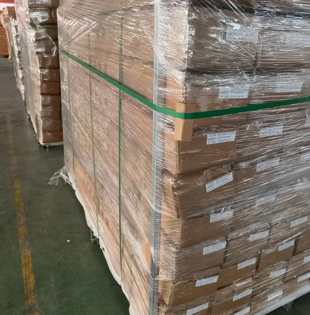 Componentes de la estructura embalados