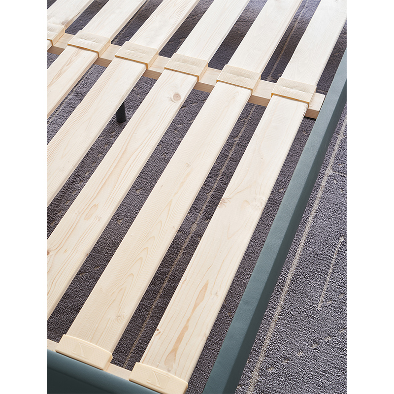 Venta Caliente Estructura de Cama de Madera Sólida Pierna de Cama de Acero Metálico Tamaño Rey Conjunto de Dormitorio de Reina
