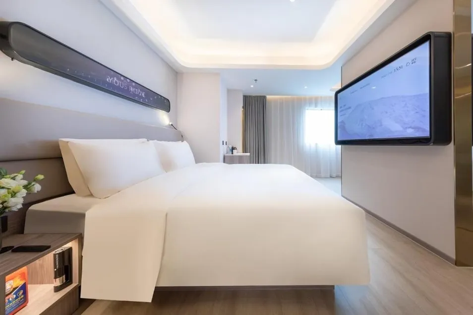 Conjuntos de dormitorio de hotel de lujo italiano moderno de calidad, cama king size