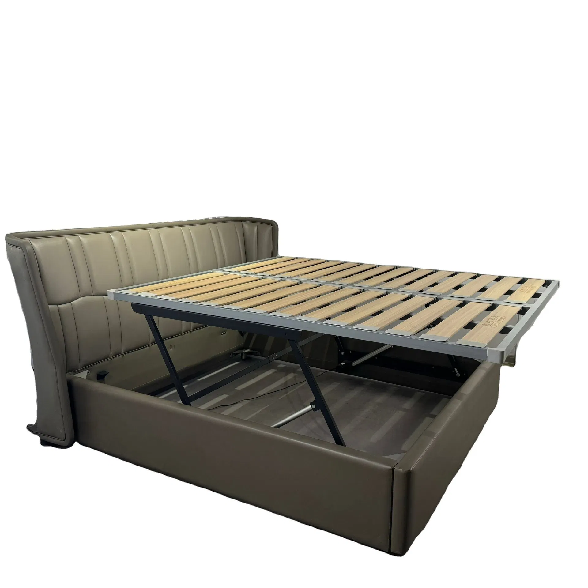 Detalle de estructura de cama ajustable