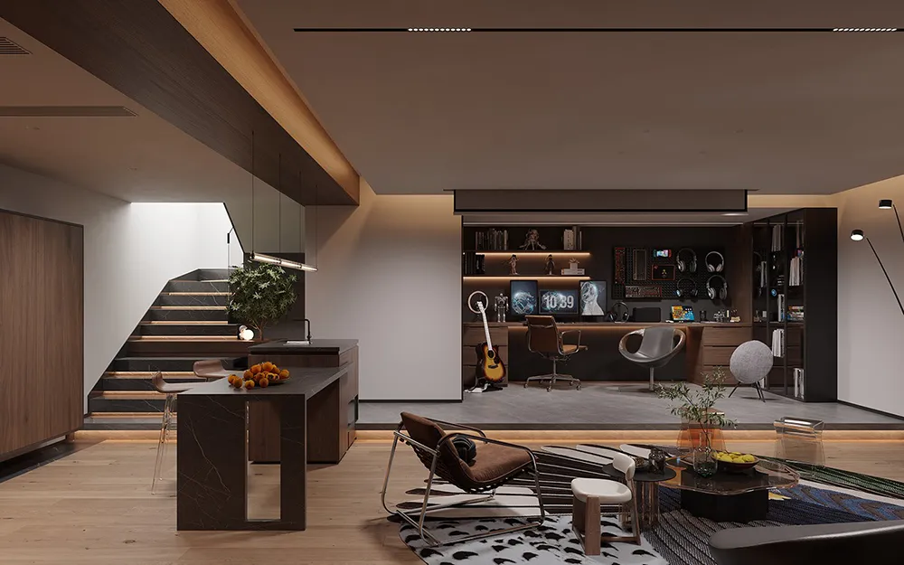 Muebles de dormitorio estilo europeo, suite de penthouse de alta clase para 5-Star muebles personalizados de hotel