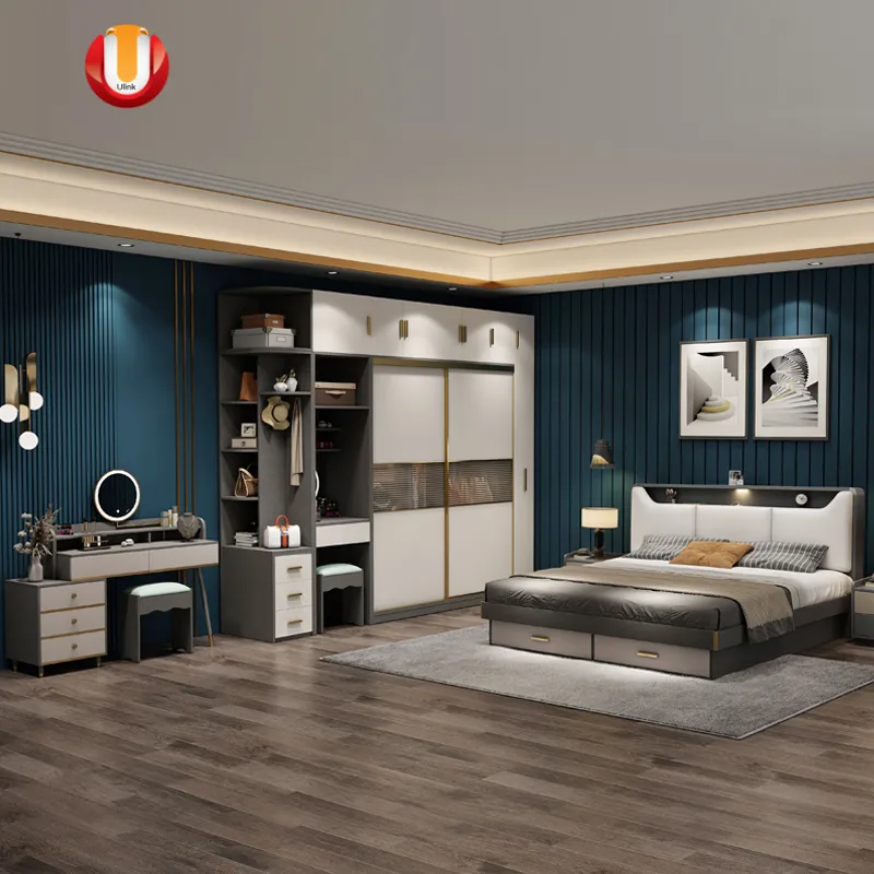 Conjuntos de Muebles de Dormitorio Moderno Personalizados