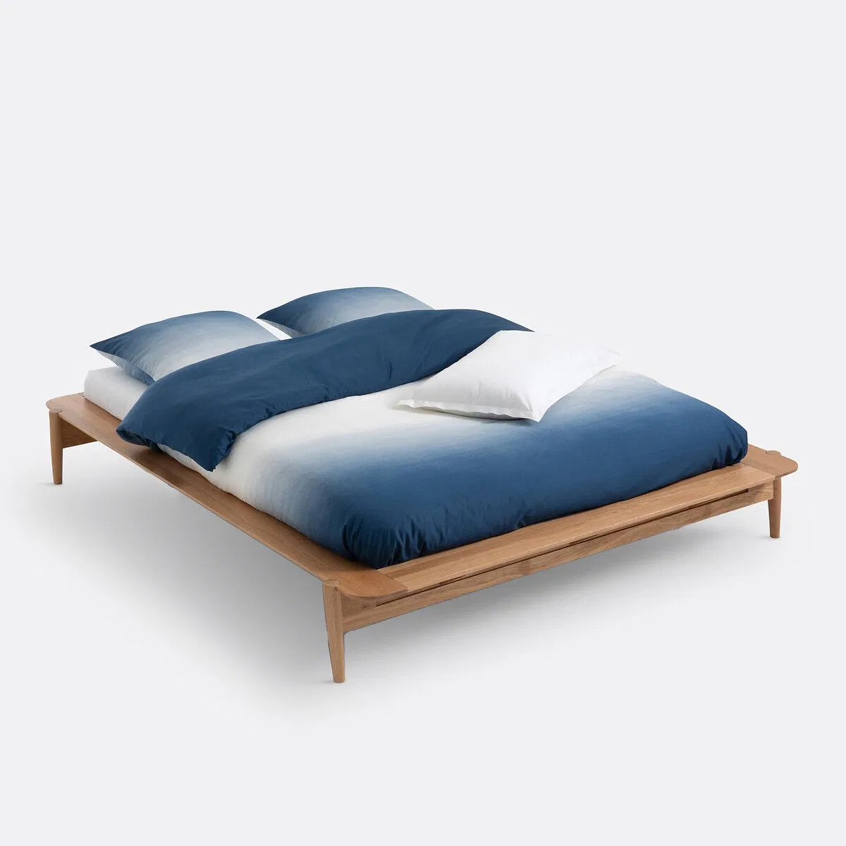 Muebles de dormitorio moderno Cama marco de cama doble tamaño king cama de madera para hotel