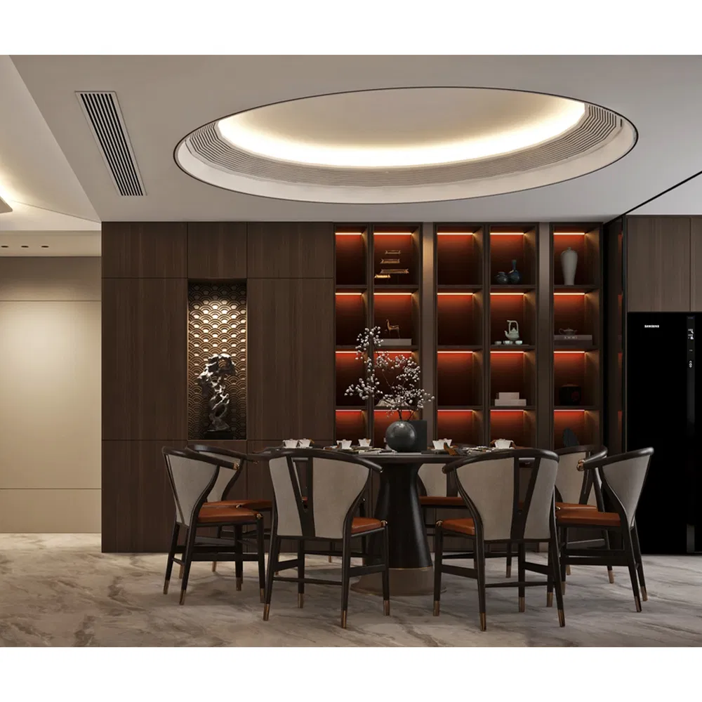 Muebles de dormitorio grandes y de alta gama, suite principal de penthouse de villa para uso comercial en hoteles