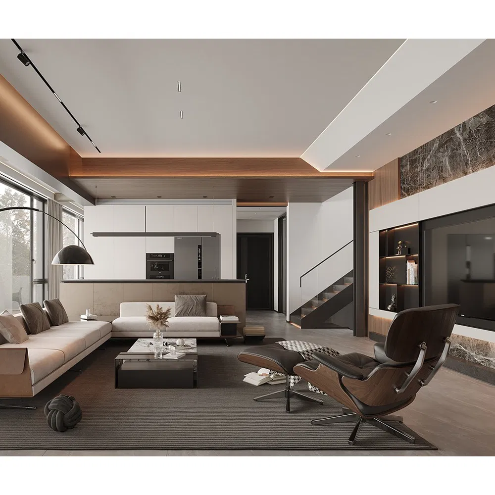Muebles de dormitorio estilo europeo, suite de penthouse de alta clase para 5-Star muebles personalizados de hotel
