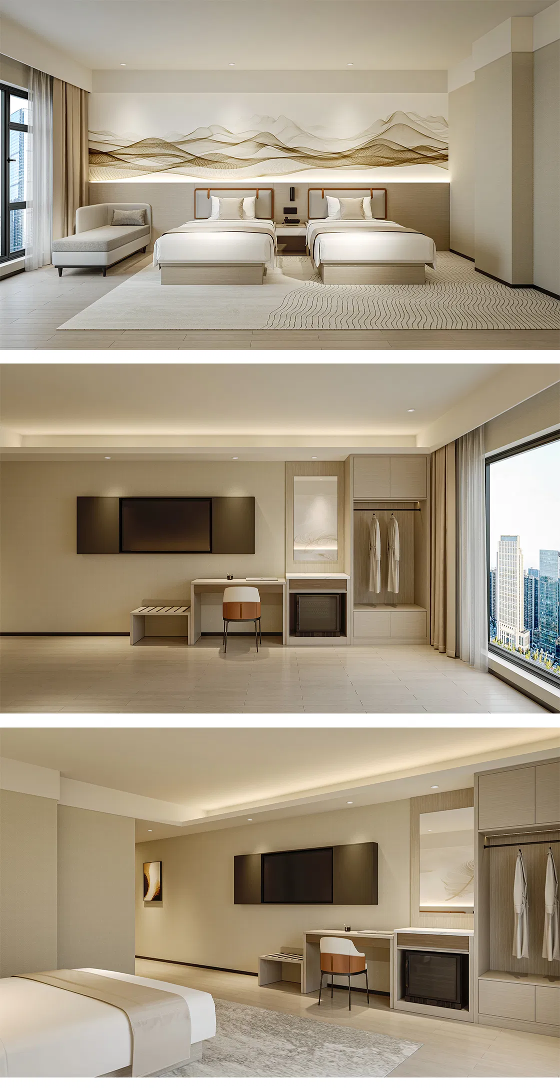 Detalle del conjunto de dormitorio