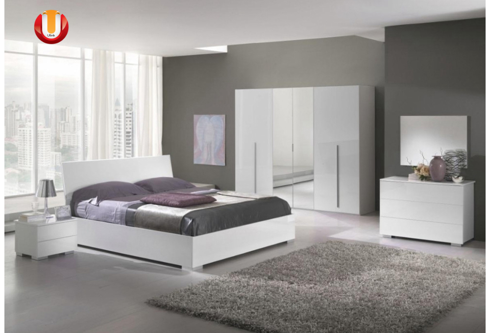 Venta directa de fábrica, diseño simple, cama de madera para apartamento, hogar, hotel, juego de muebles de dormitorio moderno completo