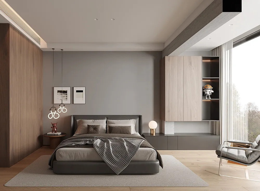Muebles de dormitorio estilo europeo, suite de penthouse de alta clase para 5-Star muebles personalizados de hotel