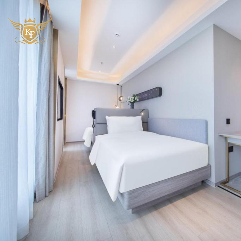 Conjuntos de dormitorio de hotel de lujo italiano moderno de calidad, cama king size
