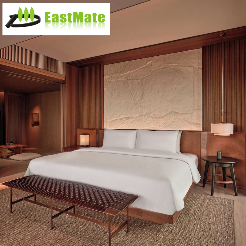 Conjunto completo de muebles de suite presidencial: sala, comedor formal, sala de reuniones ejecutiva y dormitorio principal