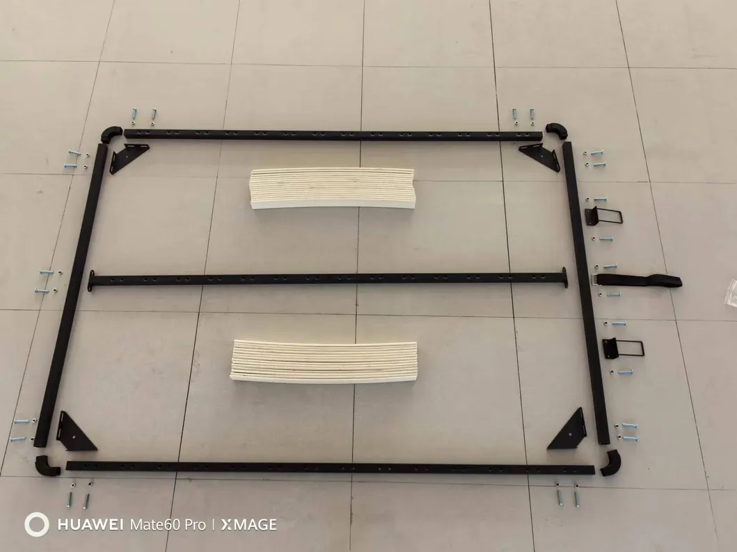 Estructura de cama de metal con almacenamiento - 6