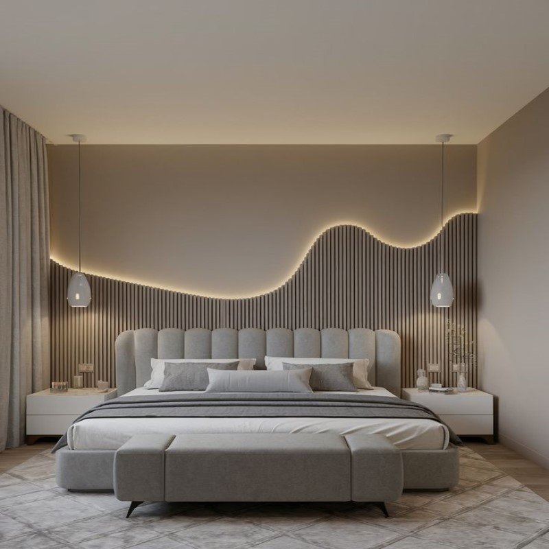 Cama individual de madera maciza estilo escandinavo - diseño minimalista, pintura ecológica, no tóxica, cómoda para dormitorio de estudiantes, apartamento, cama de dormitorio