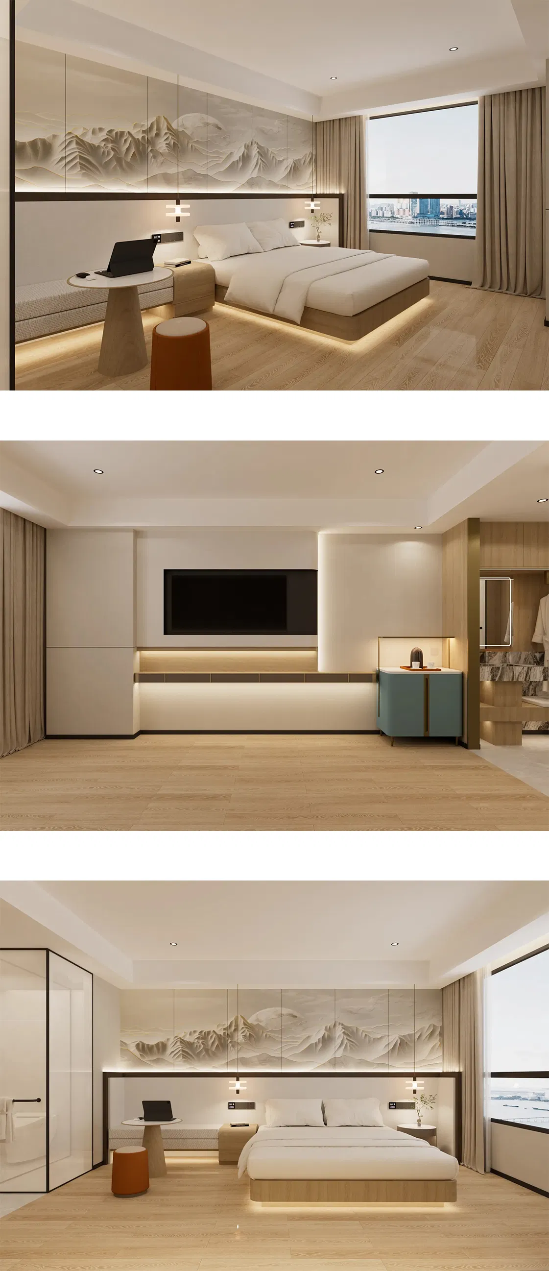 Diseño de interiores de hotel