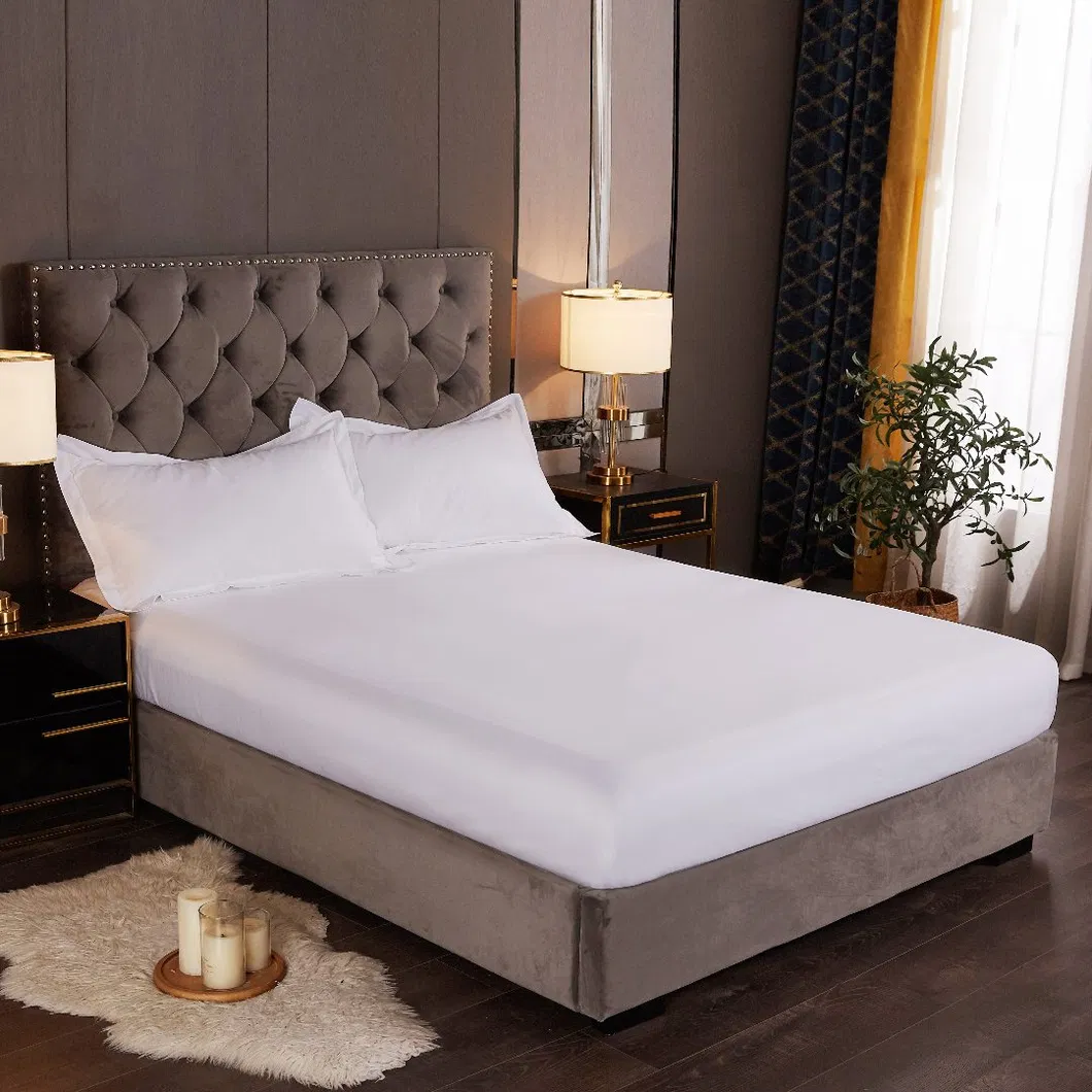 Juego de sábanas de lujo de alta calidad al por mayor, funda de edredón 100% de algodón, ropa de cama para dormitorio de hotel