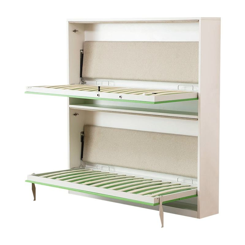 Cama Murphy plegable de tamaño pequeño personalizable para estudiantes, cama de pared con camas invisibles superiores e inferiores, mueble para el hogar