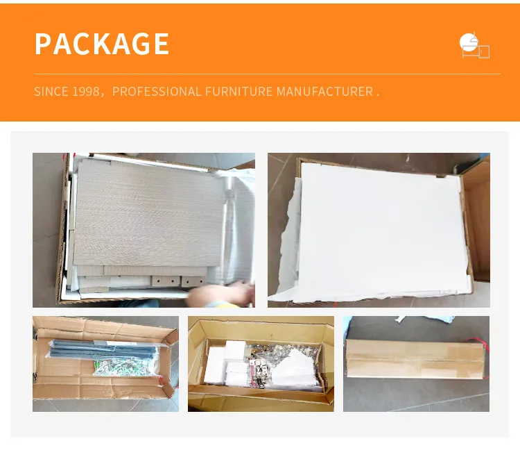 Diseño de Muebles Chinos Muebles para el Hogar Conjunto de Dormitorio Rey de Madera con Luces LED