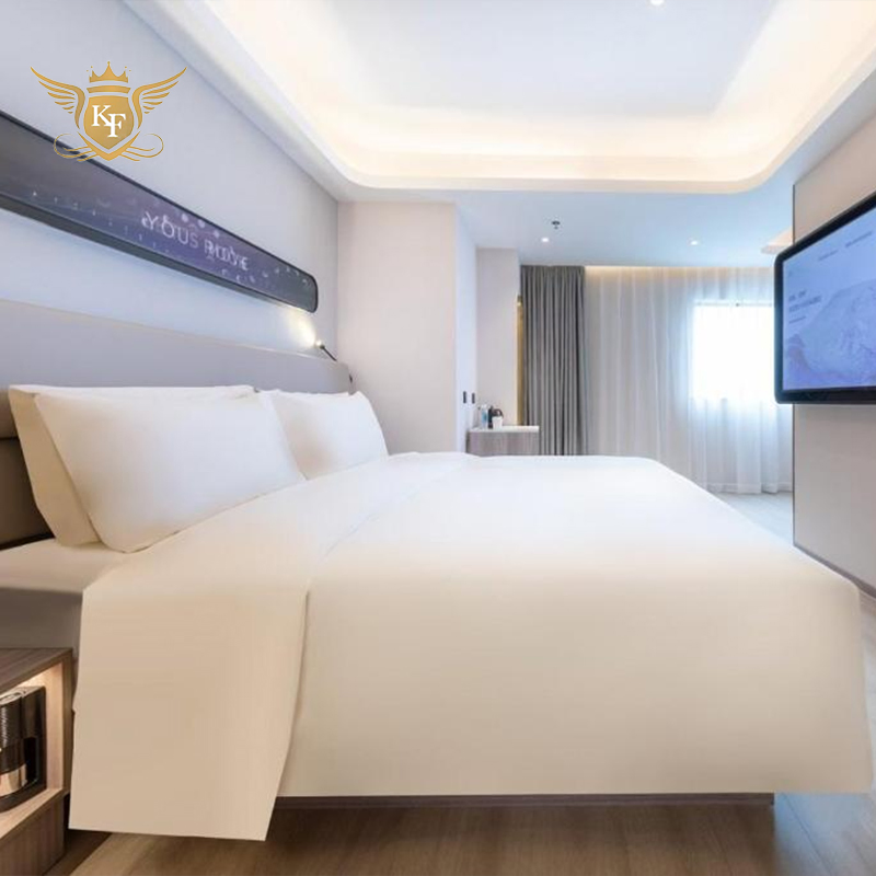 Conjuntos de dormitorio de hotel de lujo italiano moderno de calidad, cama king size