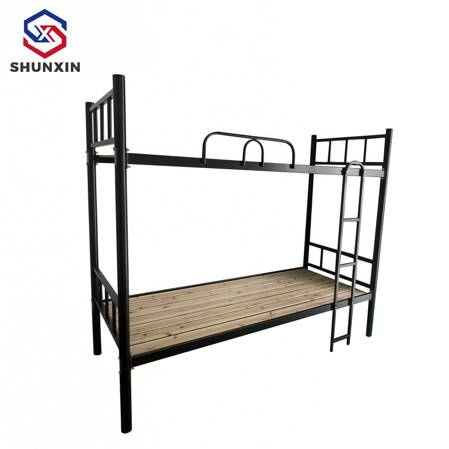 Cama loft de acero de tamaño adulto que satisface todas las necesidades familiares