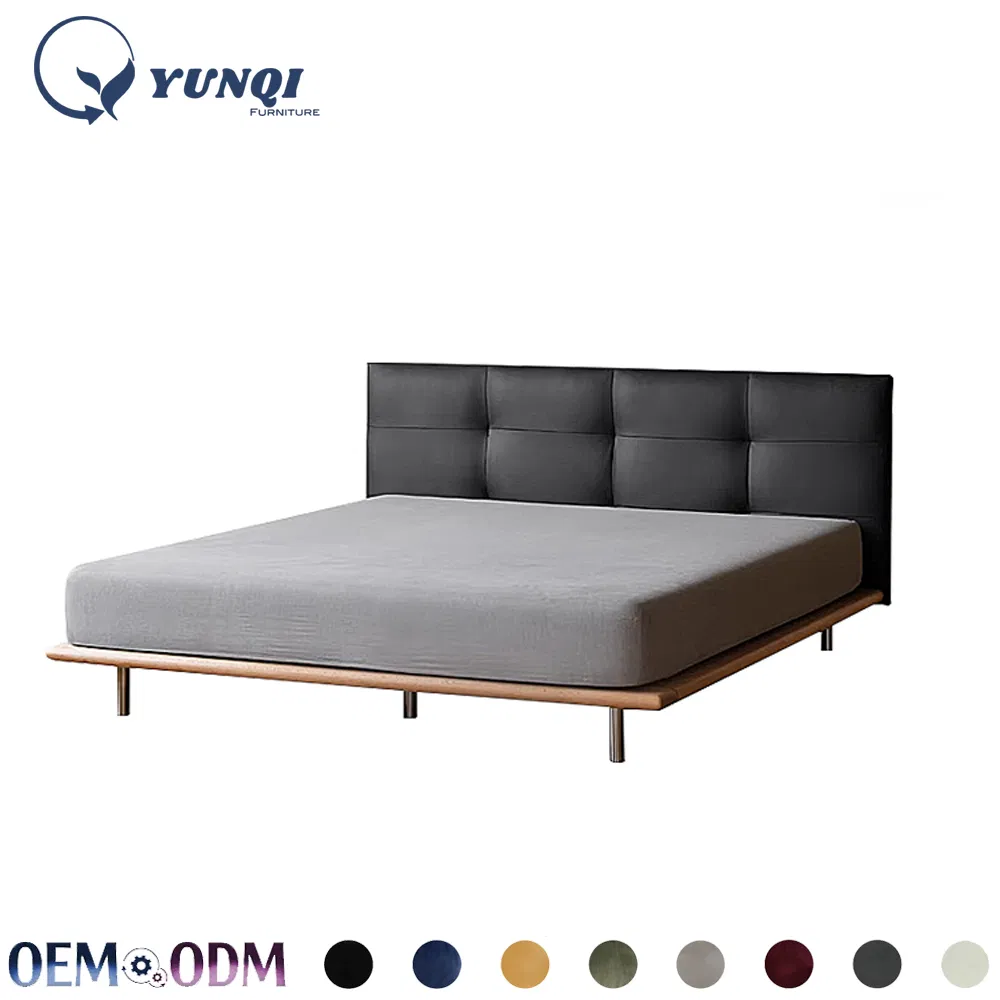 Detalle cama plataforma moderna