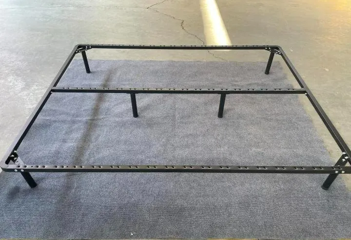 Estructura de cama de madera maciza tapizada plegable de uso duradero para fácil almacenamiento