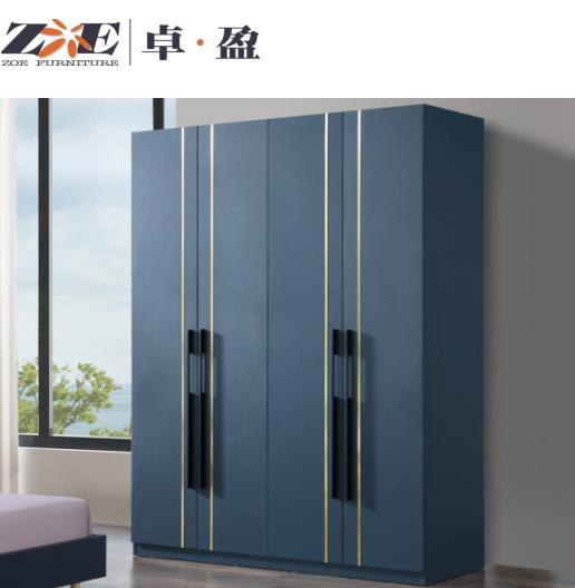 Conjunto de muebles de apartamento de diseño moderno y lujoso, hecho a medida, para habitación comercial y dormitorio, de madera MDF