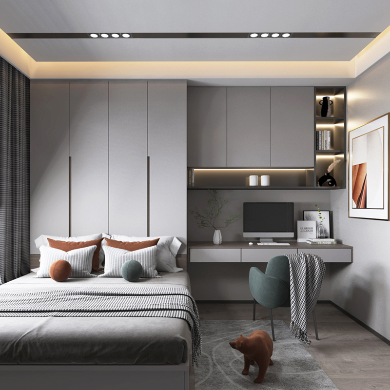 Cabecera de cama de lujo de madera moderna tamaño rey, reina, doble y individual para muebles del hogar, muebles de dormitorio