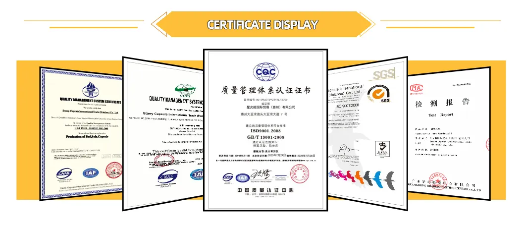 Certificaciones del producto