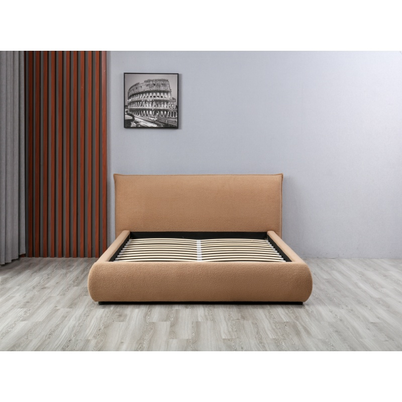 Cama tapizada de tamaño queen Huayang OEM con almacenamiento para dormitorio, estructura de cama para adultos