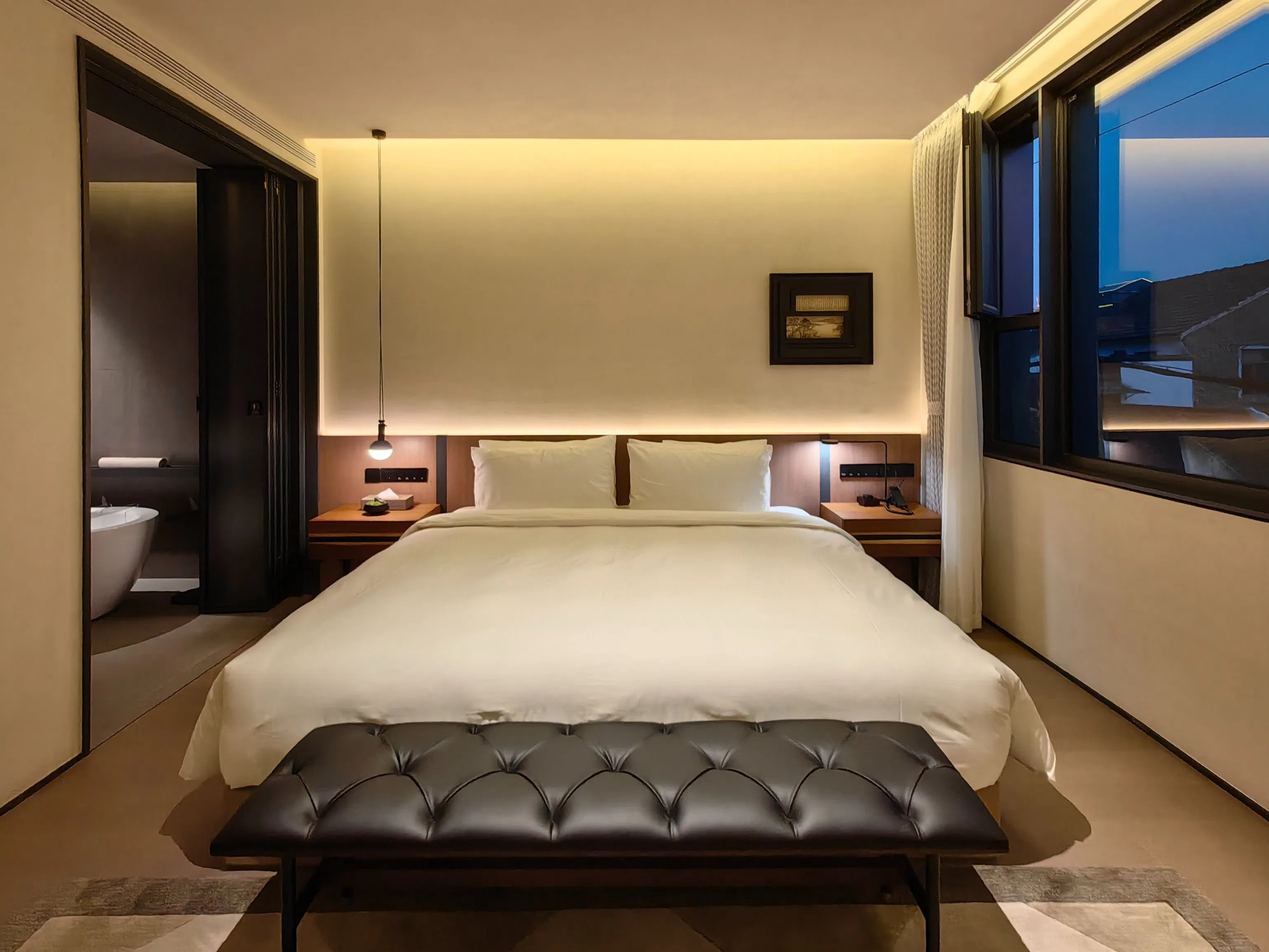 Hotel de lujo de diseño moderno con muebles de 4-5 estrellas Villa Conjunto de habitación