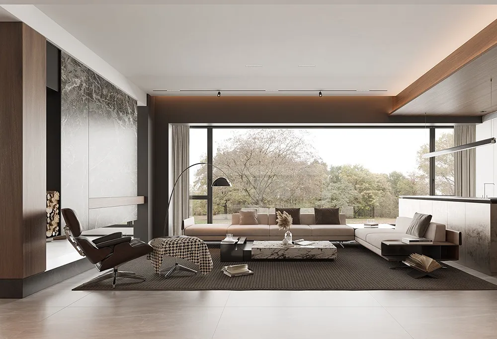 Muebles de dormitorio estilo europeo, suite de penthouse de alta clase para 5-Star muebles personalizados de hotel