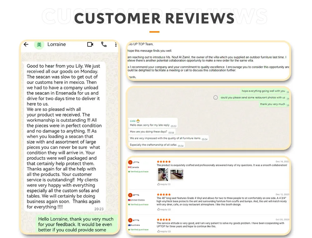 Comentarios y opiniones de clientes