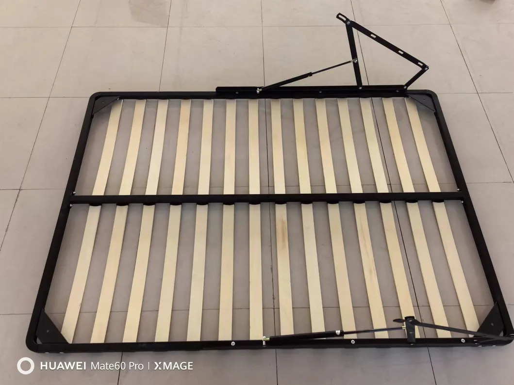 Estructura de cama de metal con almacenamiento - 5
