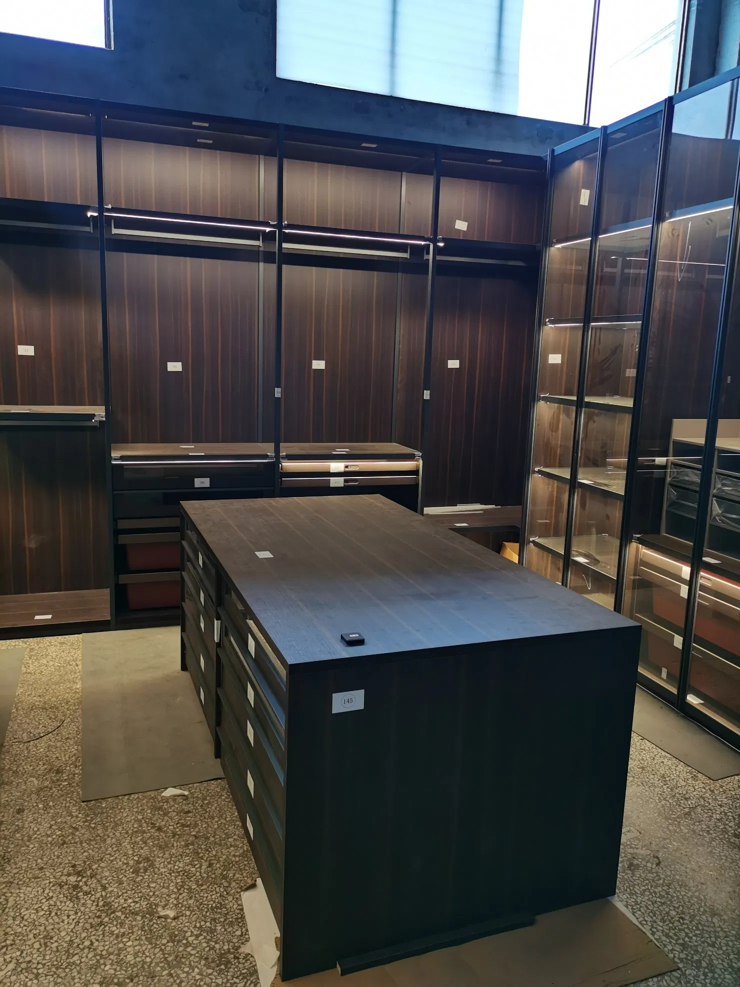 Estilo moderno, hogar moderno, muebles personalizados, armarios de dormitorio de MDF a medida