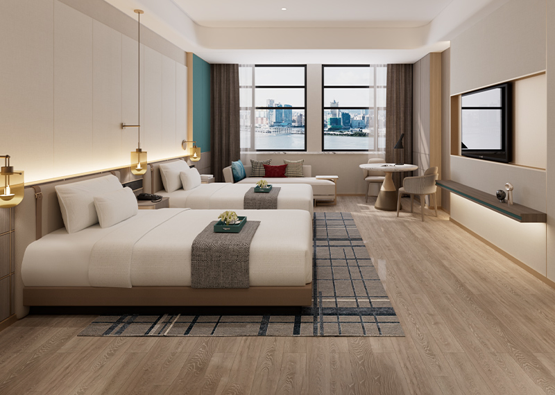 Conjunto de muebles de hotel de lujo europeo para dormitorio personalizado