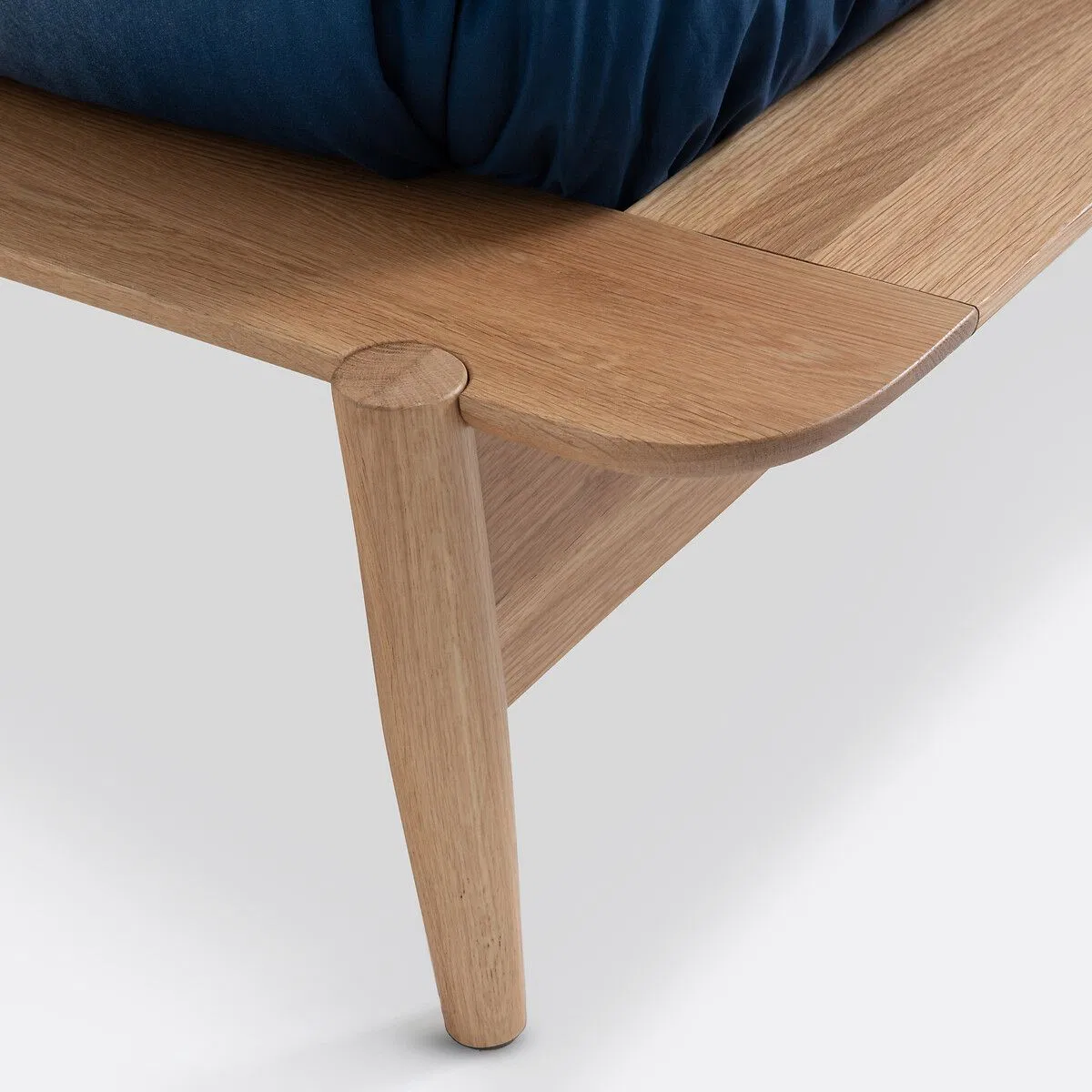 Muebles de dormitorio moderno Cama marco de cama doble tamaño king cama de madera para hotel