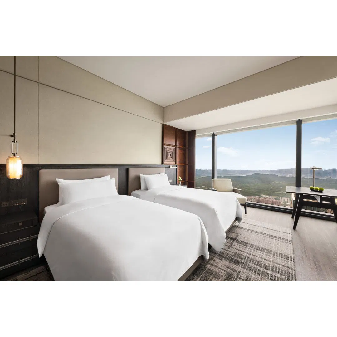 Muebles de dormitorio de hotel de lujo moderno y a medida para alojamientos de alta gama