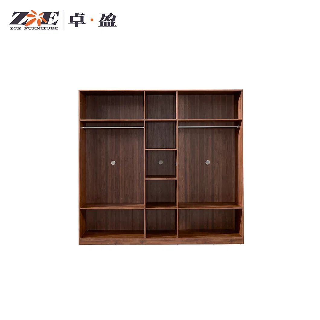 Diseños de camas de caja de madera para el hogar moderno de lujo, juego de muebles de dormitorio de cama tamaño rey y reina