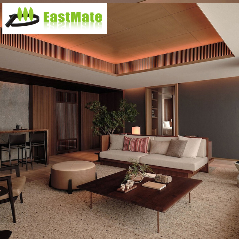 Conjunto completo de muebles de suite presidencial: sala, comedor formal, sala de reuniones ejecutiva y dormitorio principal