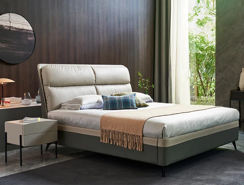 Cama Murphy de madera moderna de lujo