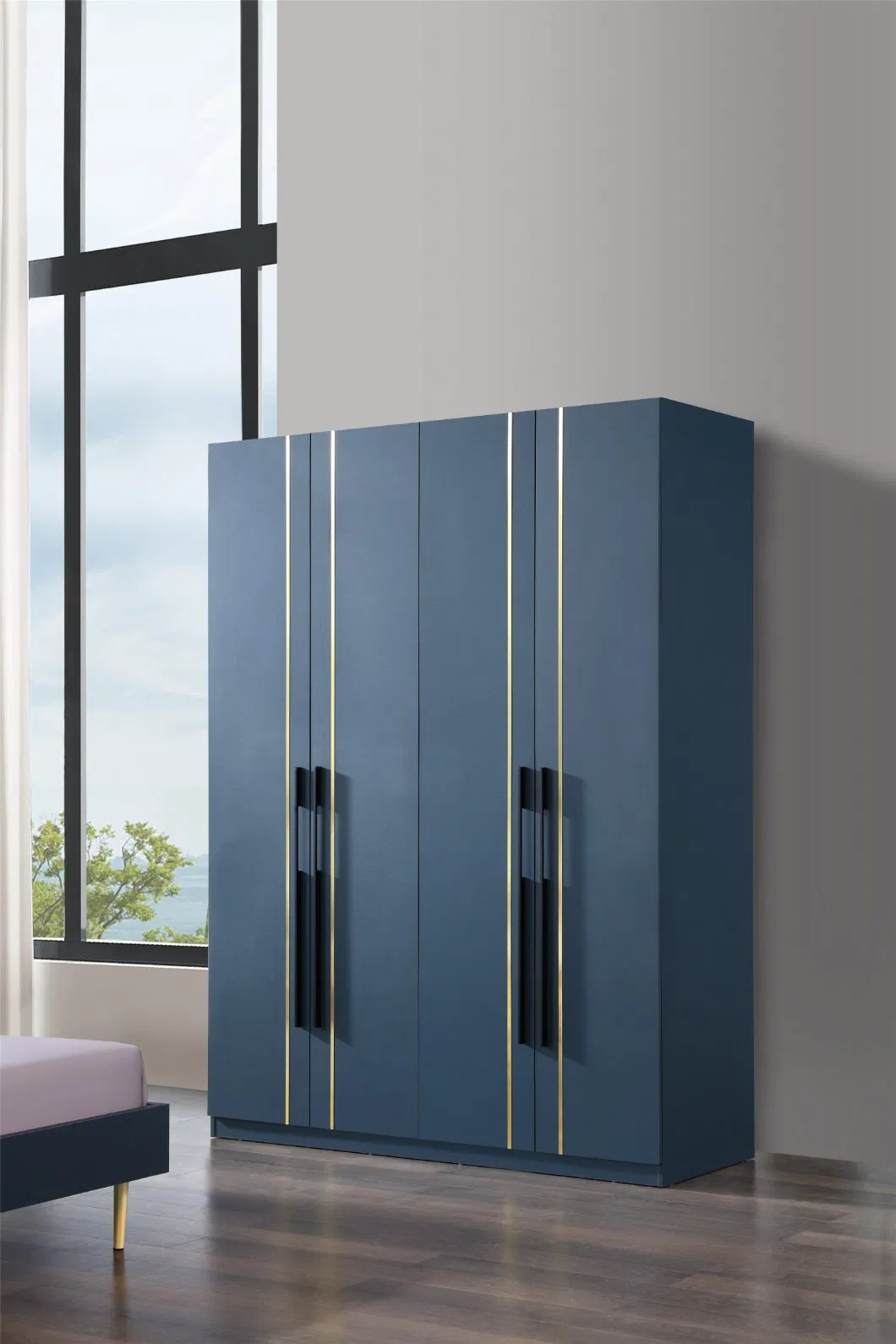 Conjunto de muebles de apartamento de diseño moderno y lujoso