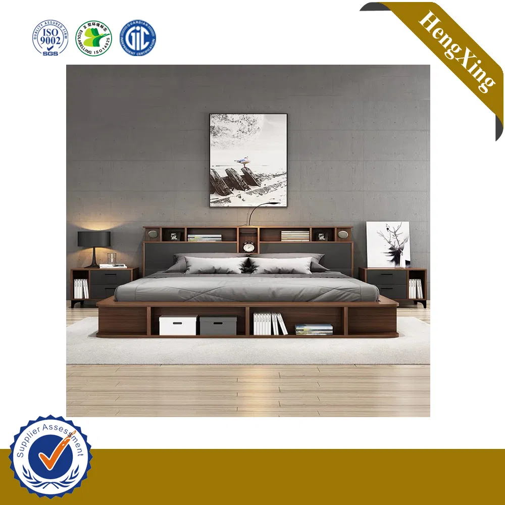 Conjunto de muebles de dormitorio de hotel usados de madera