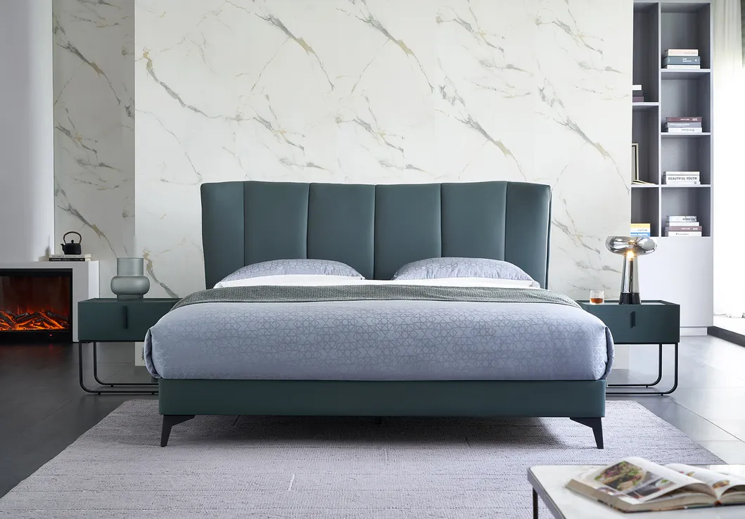 Estructura de Cama de Madera Sólida