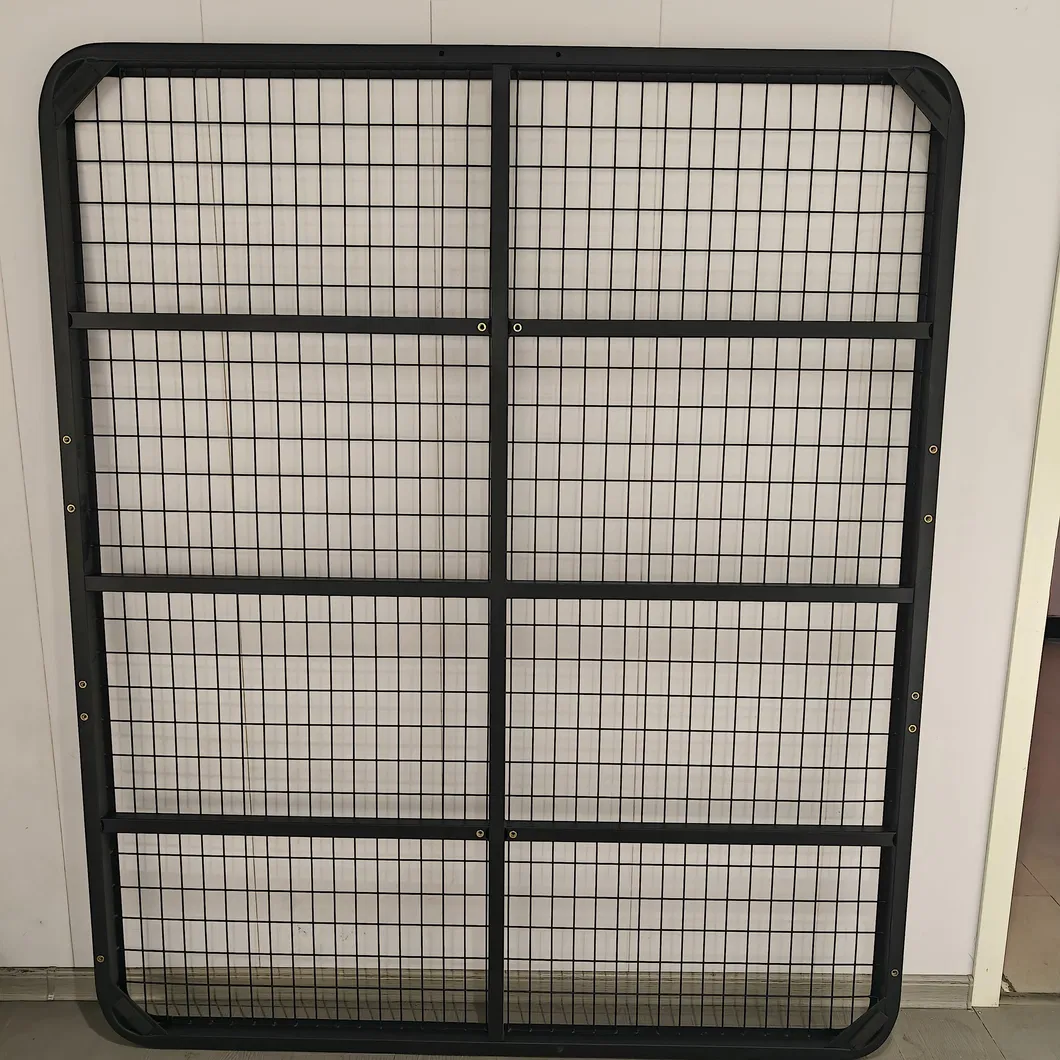 Estructura de cama de metal con almacenamiento - 1