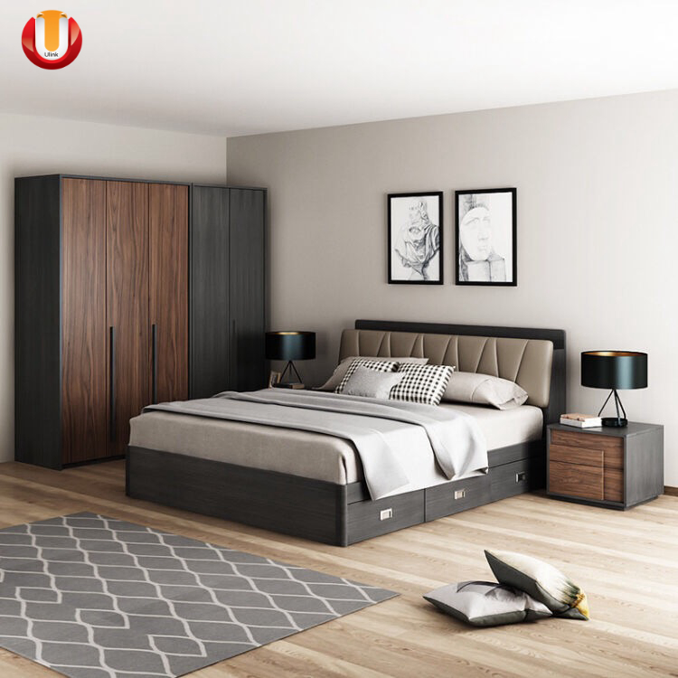 Conjuntos de sofá moderno de oficina al por mayor, escuela, dormitorio, cocina, apartamento, comedor, hotel, sala de estar, cama de madera, muebles para el hogar