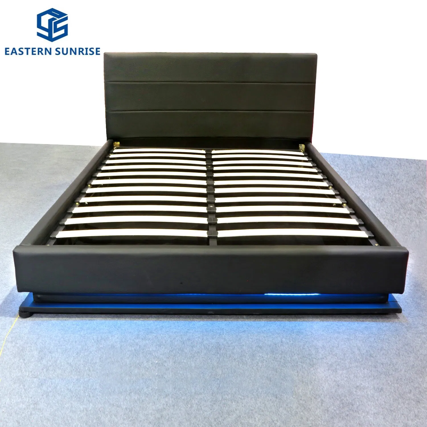 Mueble para el hogar cama plataforma tamaño queen sofá cama de cuero moderno tamaño king hotel